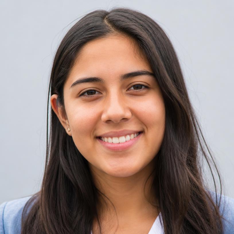 Estudiante de Habla sonriendo